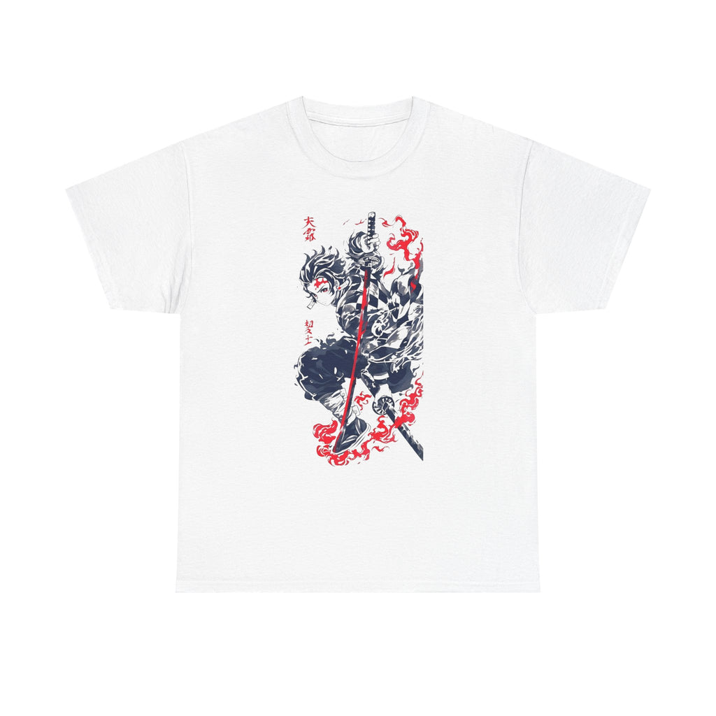 T-Shirt - Demon Slayer Graphic Print Unisex Heavy Cotton Tee