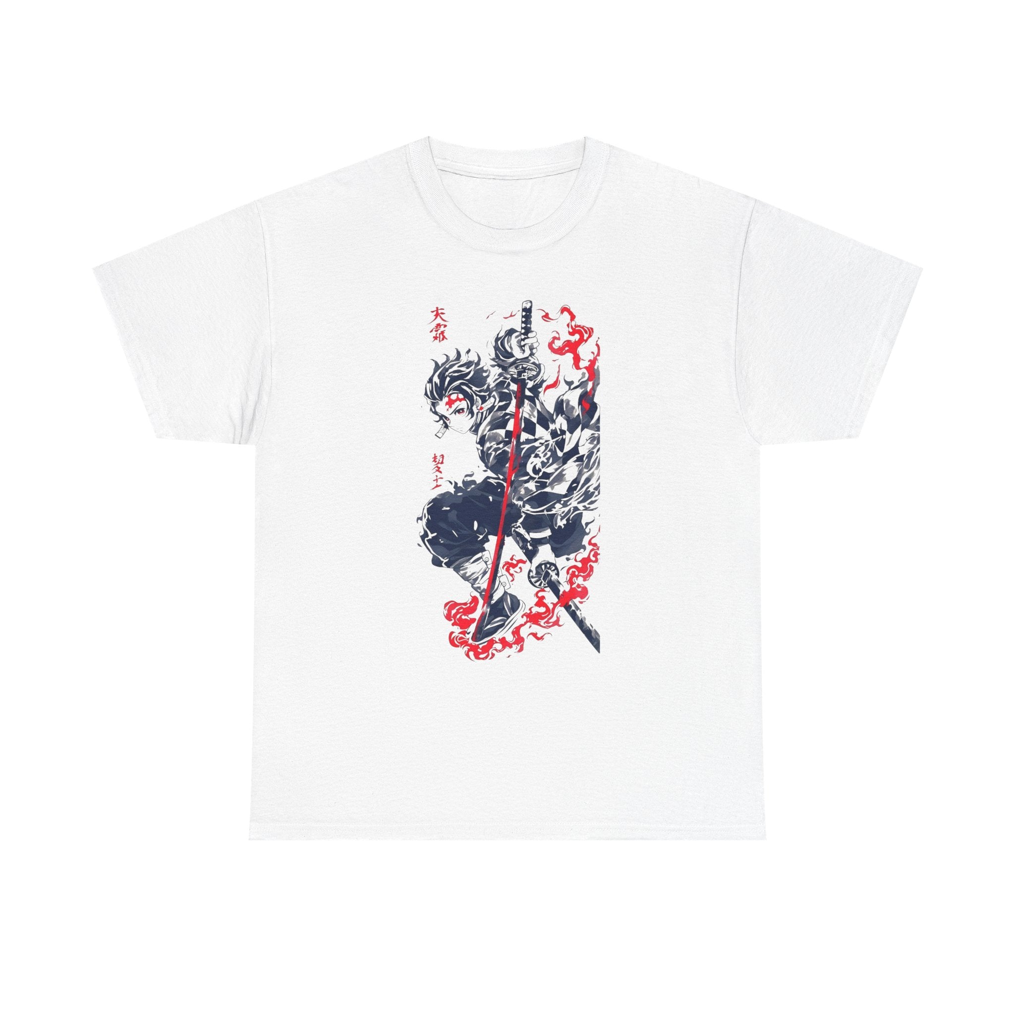 T-Shirt - Demon Slayer Graphic Print Unisex Heavy Cotton Tee
