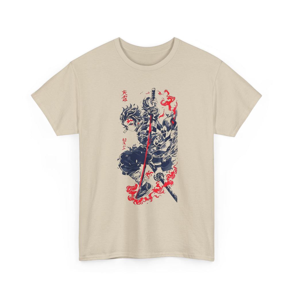 T-Shirt - Demon Slayer Graphic Print Unisex Heavy Cotton Tee