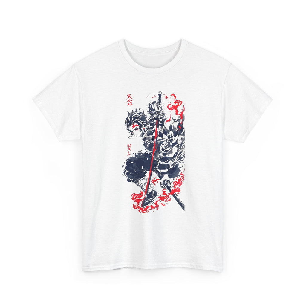 T-Shirt - Demon Slayer Graphic Print Unisex Heavy Cotton Tee