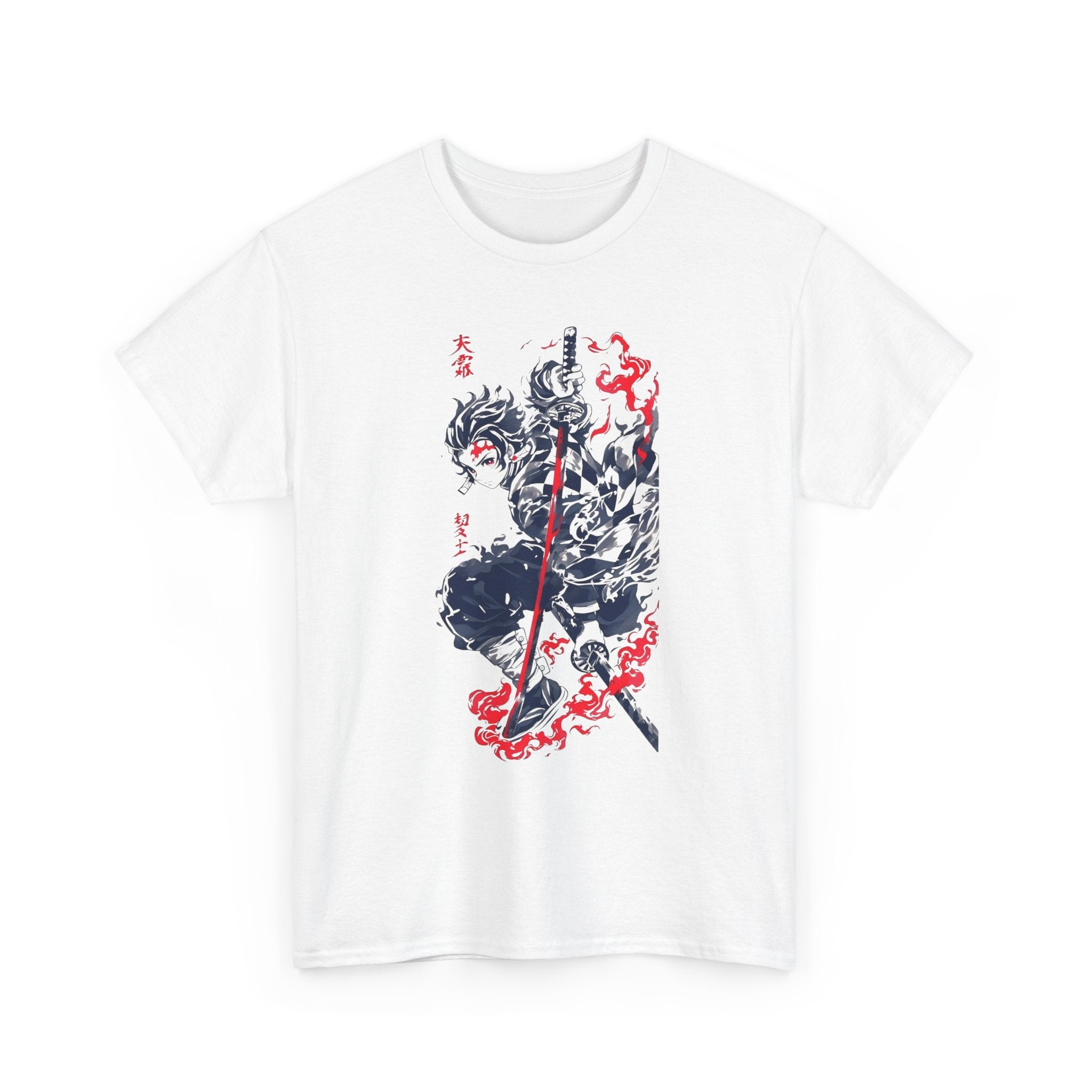 T-Shirt - Demon Slayer Graphic Print Unisex Heavy Cotton Tee