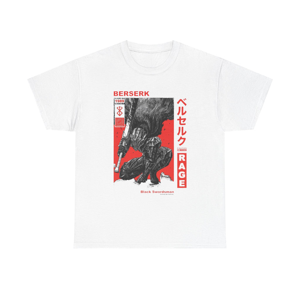 Berserk 'Rage' Graphic Tee — Guts Manga Art T-Shirt