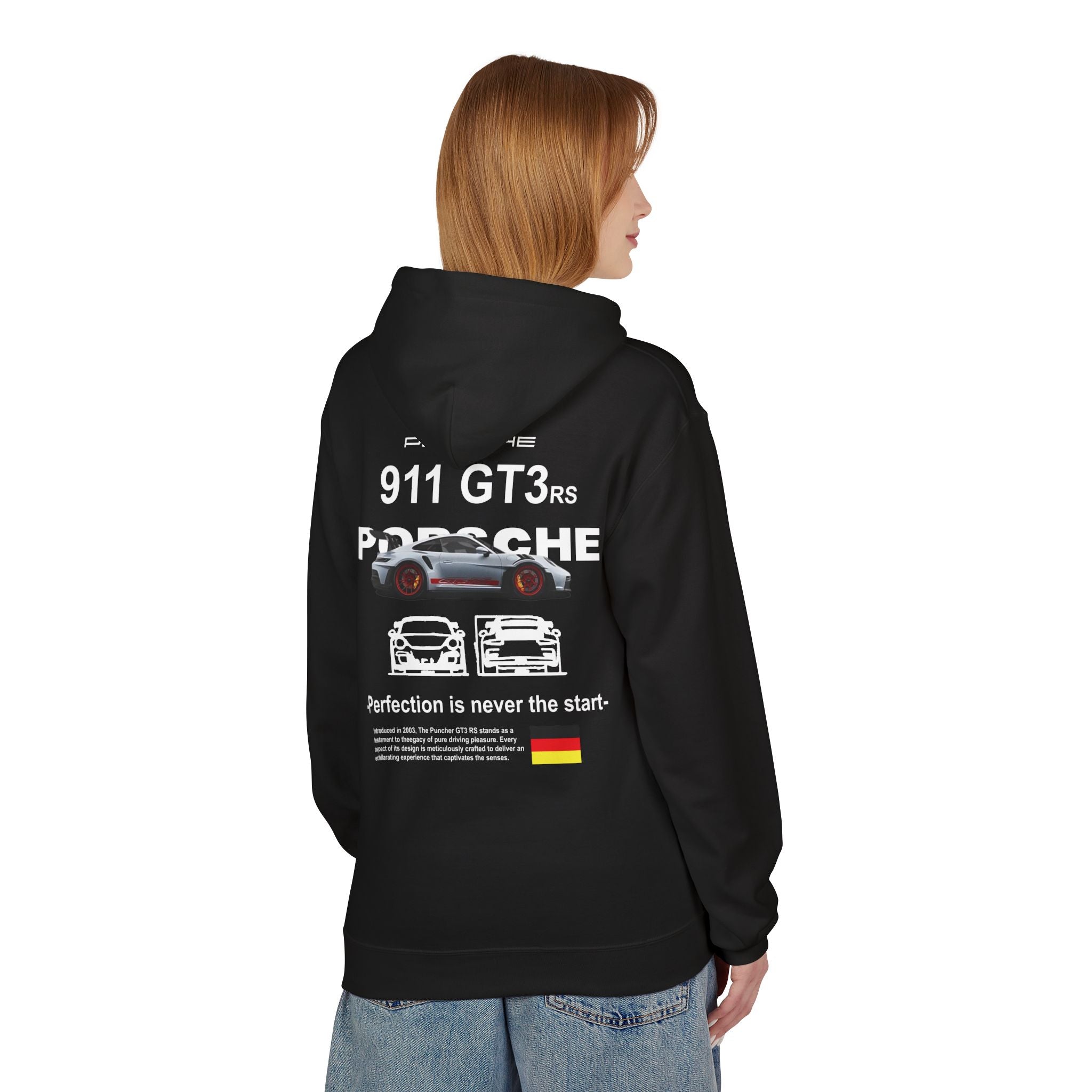 Porsche 911 GT3 RS Hoodie – Racing Crest Graphic Pullover