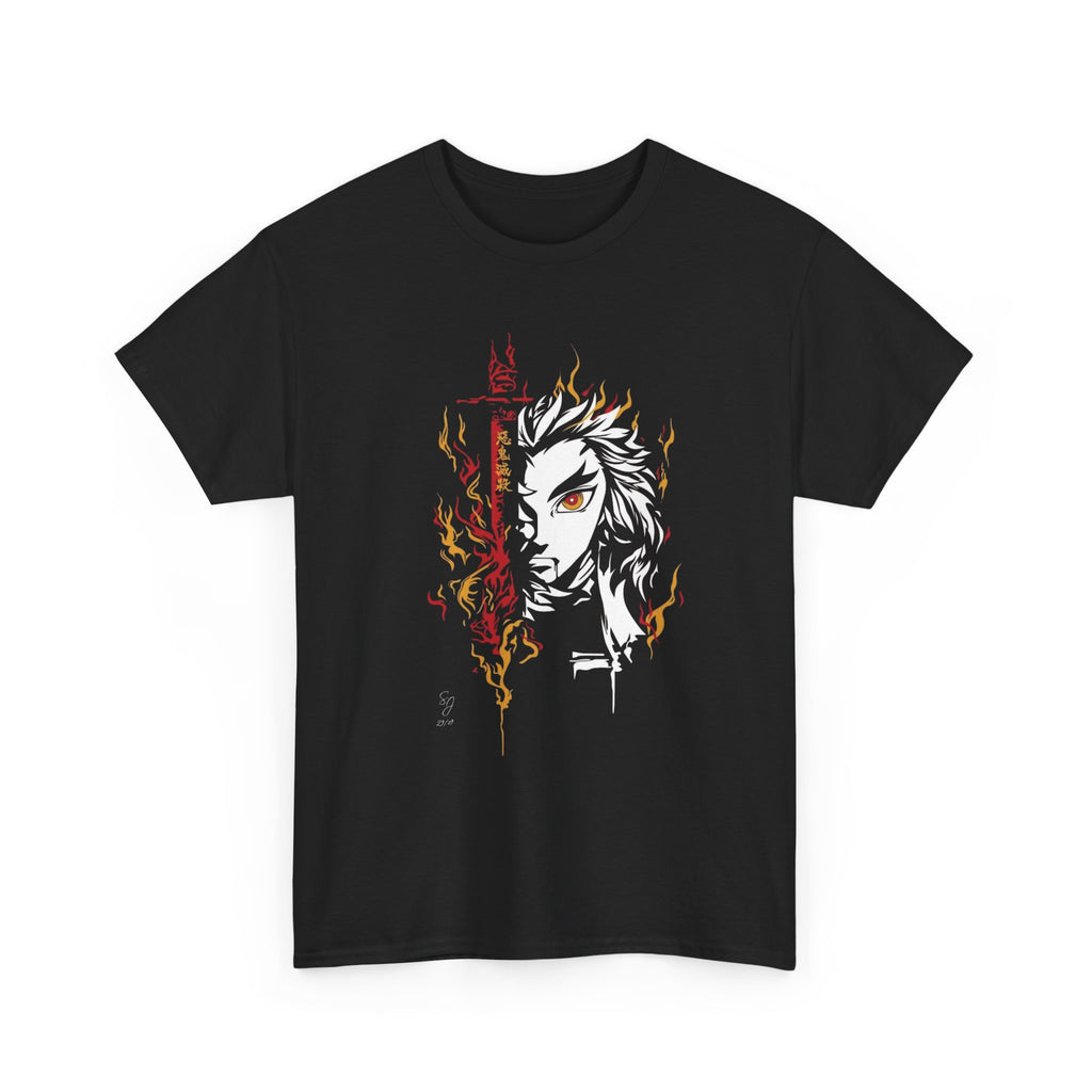 Flame Hashira Tee - Demon Slayer Anime Unisex Tee
