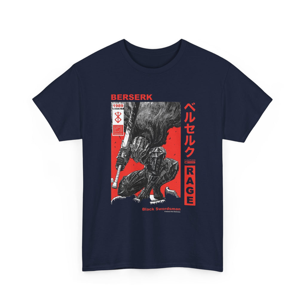 Berserk 'Rage' Graphic Tee — Guts Manga Art T-Shirt