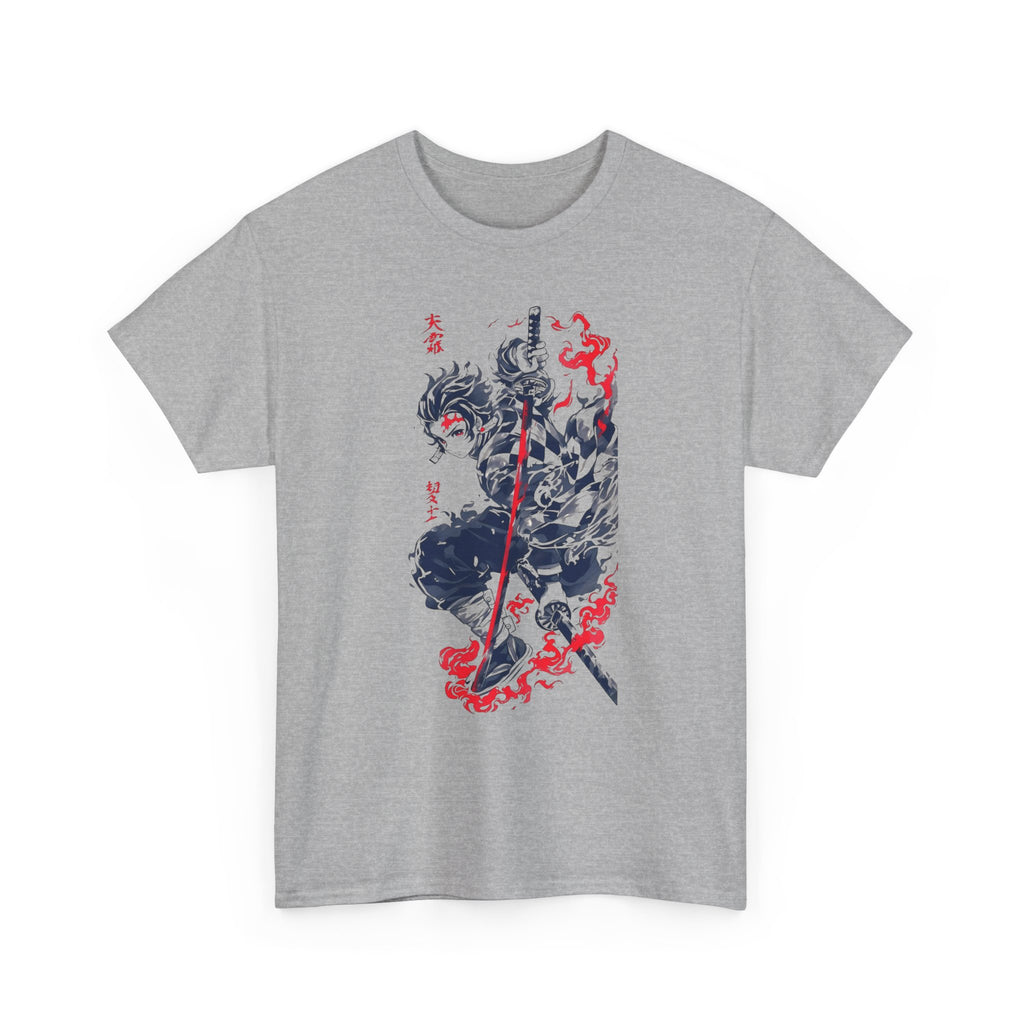 T-Shirt - Demon Slayer Graphic Print Unisex Heavy Cotton Tee