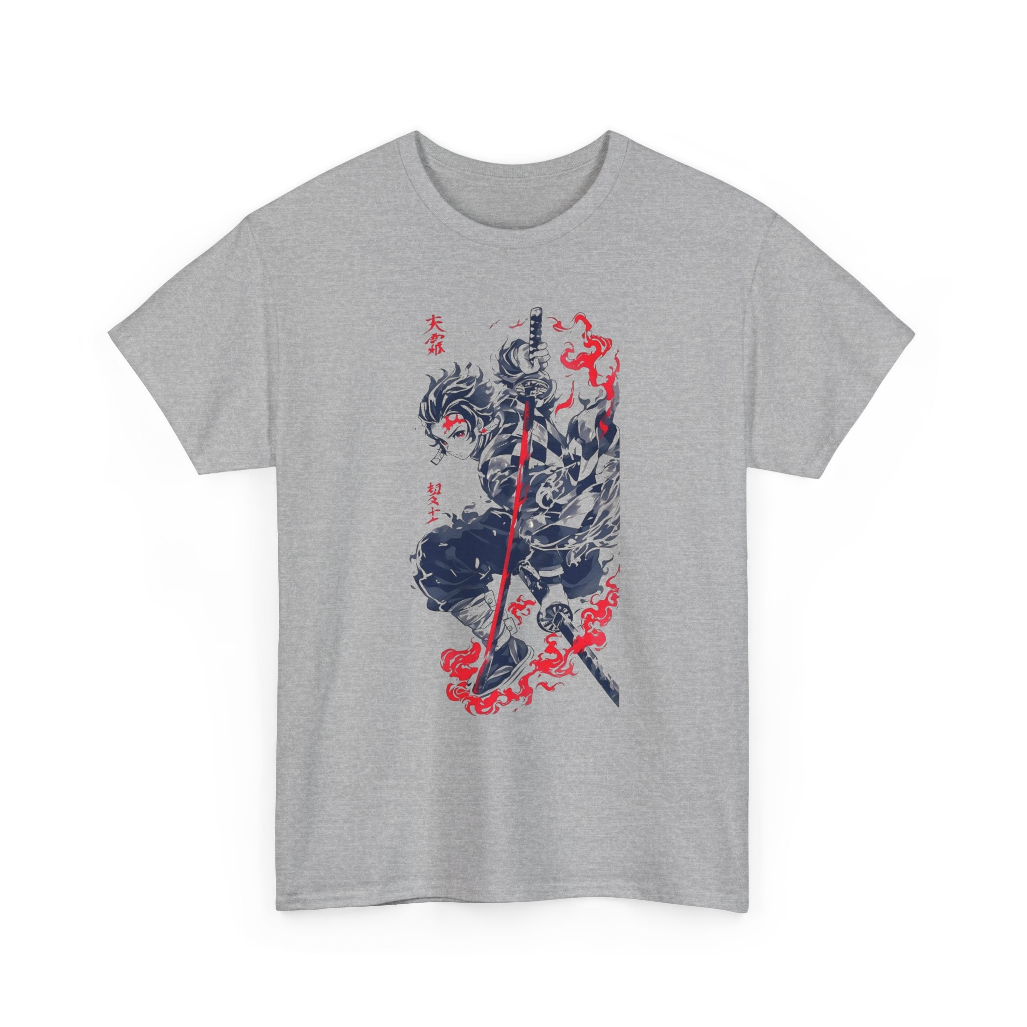 T-Shirt - Demon Slayer Graphic Print Unisex Heavy Cotton Tee