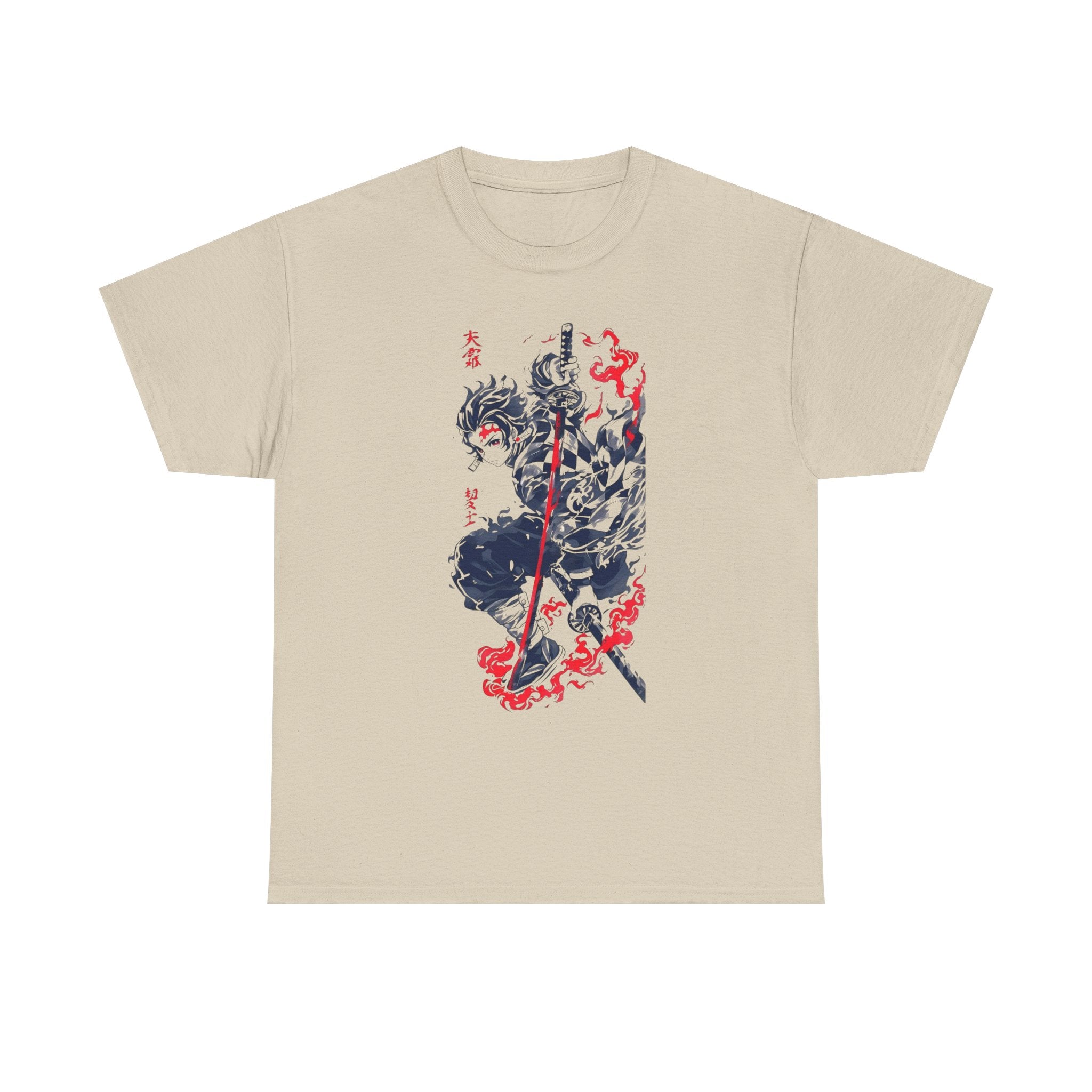 T-Shirt - Demon Slayer Graphic Print Unisex Heavy Cotton Tee